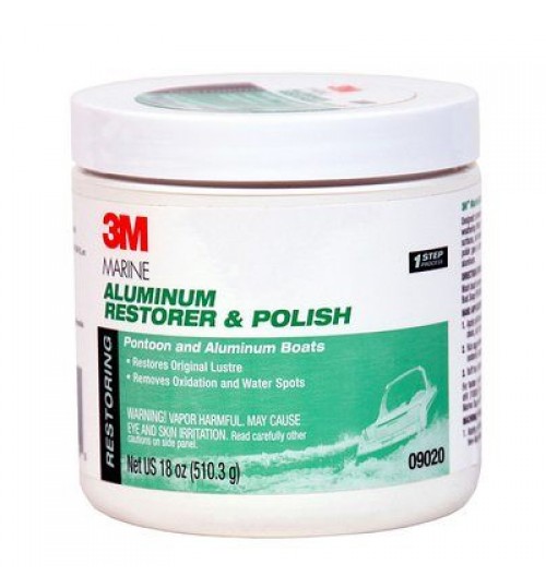 3M Marine Aluminum Restorer and Polish 09020, 18 oz Paste